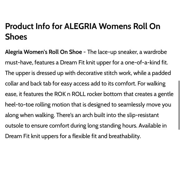 ALEGRIA Women's Roll On Shoes Size 41 11 women - Picture 13 of 13